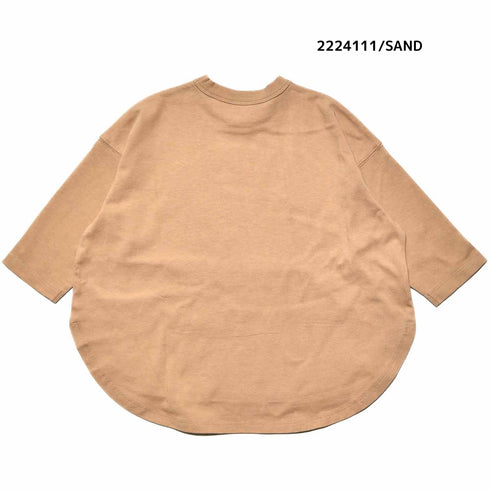 【130~150】★NEEDLEWORKS★天竺ロング丈ロンT(2224111j)